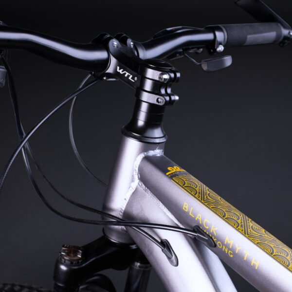 WTL Mountain Bike Sturdy Frame  Gray - Image 8