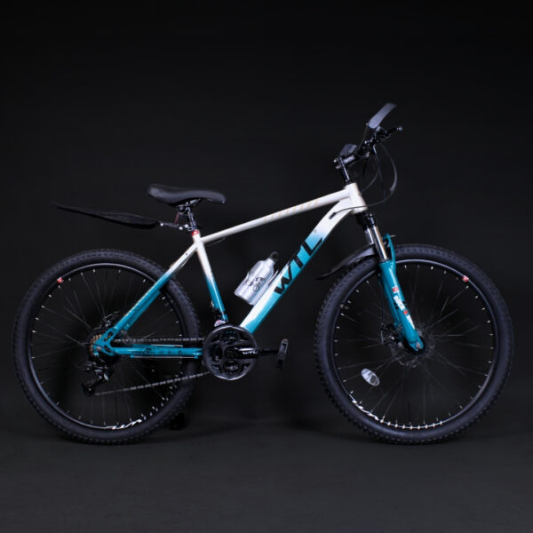 WTL Mountain Bike Sturdy Frame Blur Silver