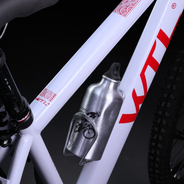 WTL Mountain Bike Sturdy Frame White - Image 10
