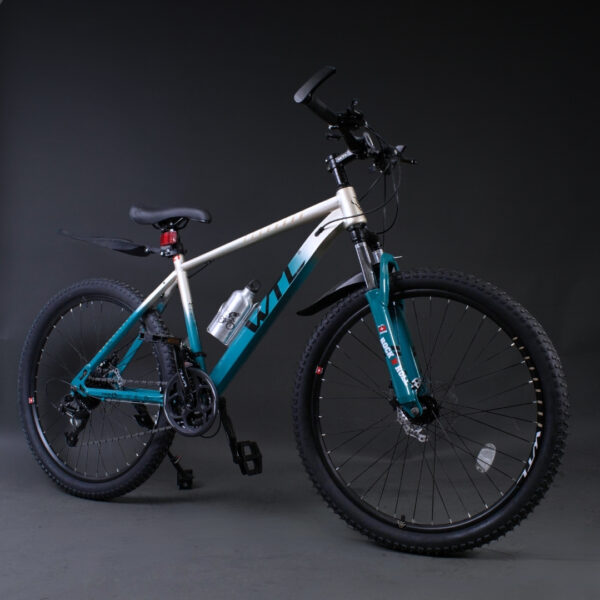 WTL Mountain Bike Sturdy Frame Blur Silver - Image 5