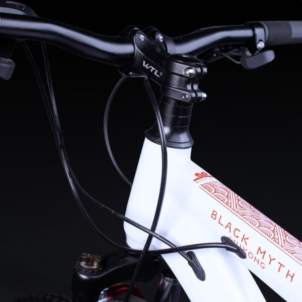 WTL Mountain Bike Sturdy Frame White - Image 5